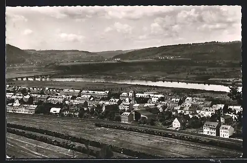 AK Konz, Blick auf Stadtteil Karthaus