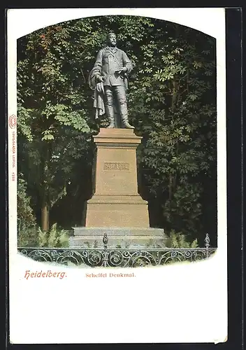 AK Heidelberg, Am Scheffel Denkmal