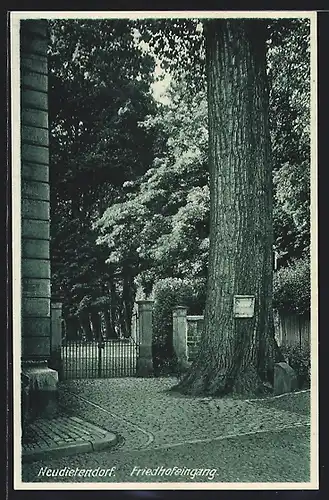 AK Neudietendorf, Friedhofseingang