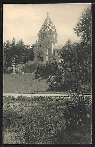 AK Starnbergersee, König Ludwig-Kapelle