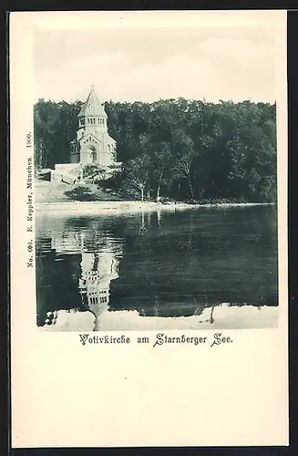 AK Starnberg, Votivkirche am Starnberger See