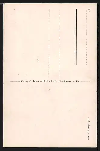 AK Säckingen a. Rh., Blick auf das Scheffelhaus