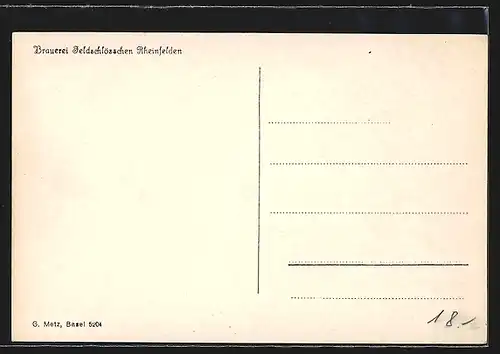 AK Rheinfelden, Brauerei Feldschlösschen