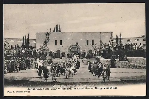 AK Brugg-Vindonisaa, Amphitheater, Aufführungen der Braut von Messina