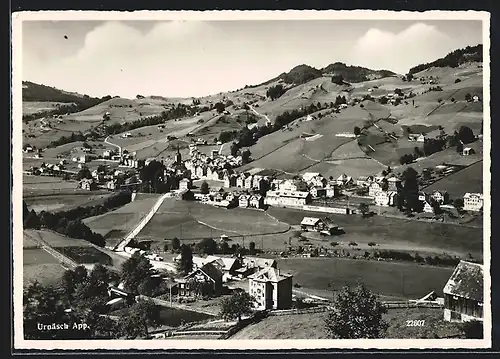 AK Urnäsch, Ortsansicht mit Umgebung