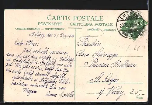 AK Baldegg, Töchterpensionat und Lehrerinnenseminar