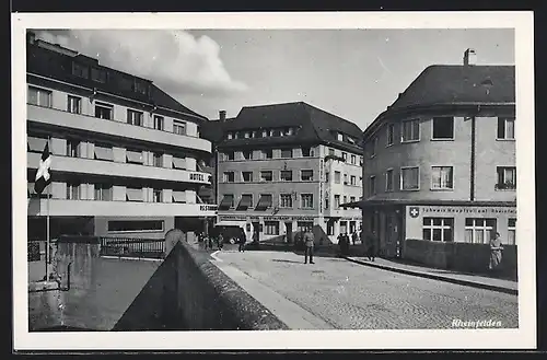 AK Rheinfelden, Partie am Hotel-Restaurant Storchen
