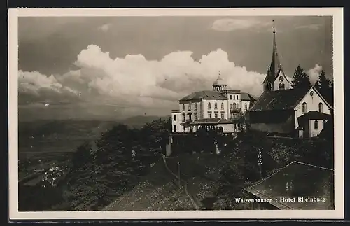 AK Walzenhausen, Hotel Rheinburg