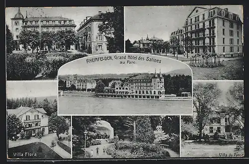 AK Rheinfelden, Grand Hotel des Salines au Parc, Villa Flora, Villa du Parc