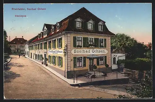 AK Rheinfelden, Soolbad Ochsen mit Dépendance