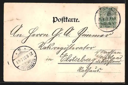 AK Helgoland, Ortsansicht, Heiratsantrag zweier Helgoländer