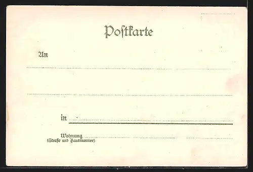 Lithographie Friedrichroda, Gesamtansicht