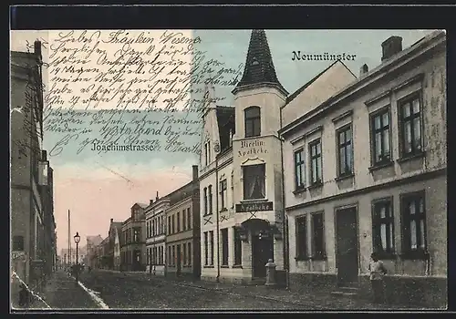 AK Neumünster, Joachimstrasse an der Vicelin-Apotheke