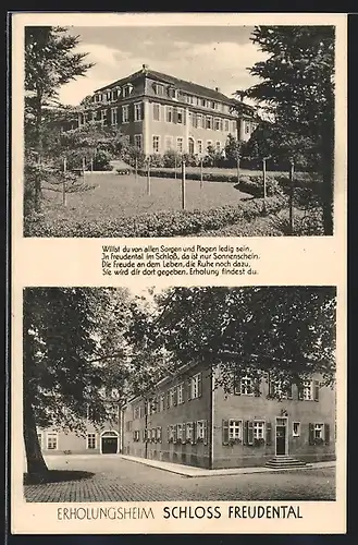 AK Freudental, Erholungsheim Schloss Freudental