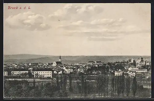 AK Bruck a. d. L., Panoramaansicht des Ortes