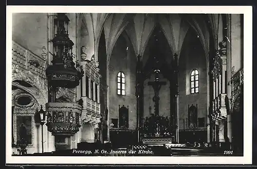 AK Pernegg, Innenansicht der Kirche