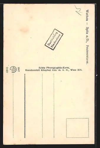 AK Spitz a. D. /Wachau, Partie am Pastorenturm