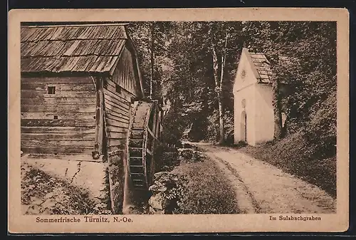 AK Türnitz, Wassermühle im Sulzbachgraben