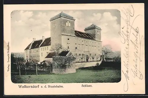 AK Wolkersdorf a. d. Staatsbahn, Schloss