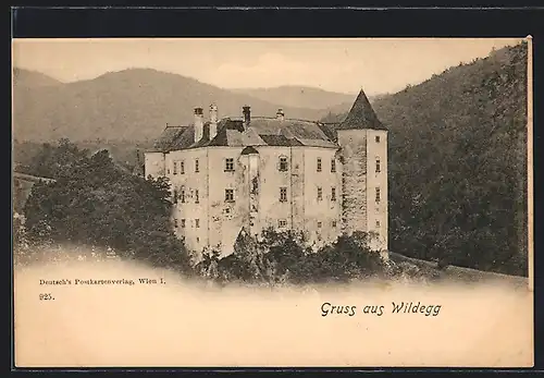 AK Wildegg, Blick auf das Schloss