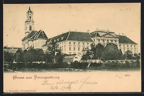 AK Herzogenburg, Blick zum Stift