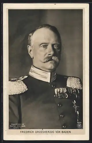 AK Friedrich Grossherzog von Baden