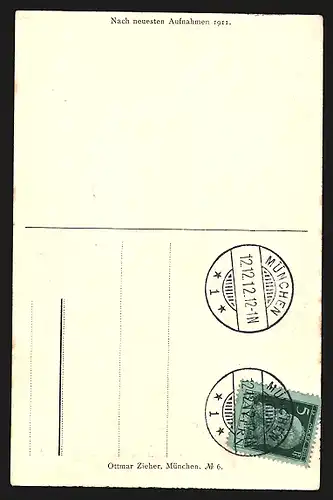 AK Prinzregent Luitpold in Uniform mit Helm