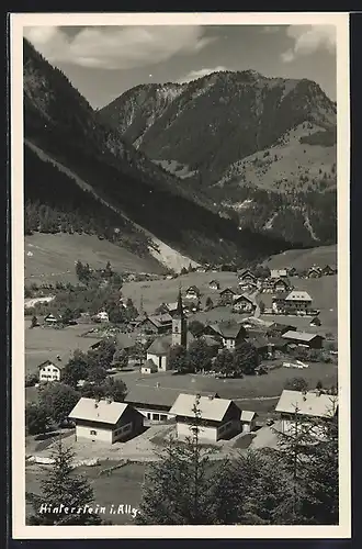 AK Hinterstein i. Allgäu, Ortsansicht aus der Vogelschau