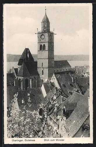 AK Überlingen a. Bodensee, Blick zum Münster