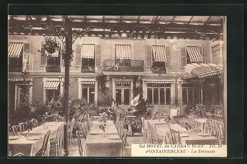 AK Fontainebleau, Gd Hôtel du Cadran Bleau, La Terrasse