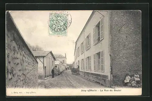 AK Jouy-sur-Mroin, La Rue du Bouloi