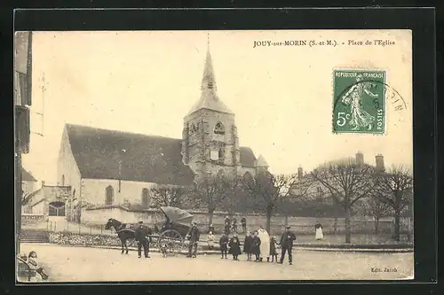 AK Jouy-sur-Mroin, Place de l`Eglise