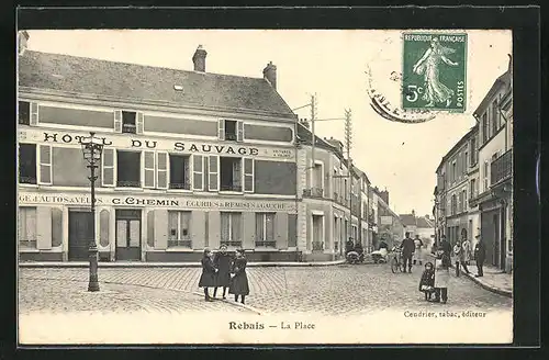 AK Rebais, La Place, Hotel du Sauvage