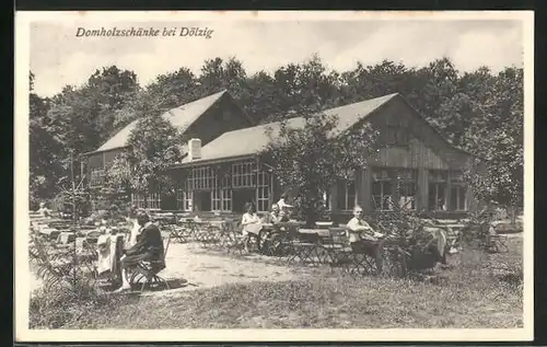 AK Dölzig, Gasthaus Domholzschänke