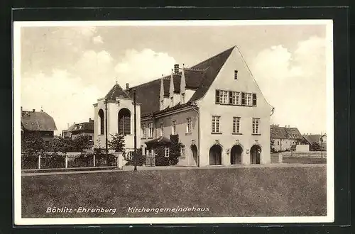 AK Böhlitz - Ehrenberg, Kirchengemeindehaus