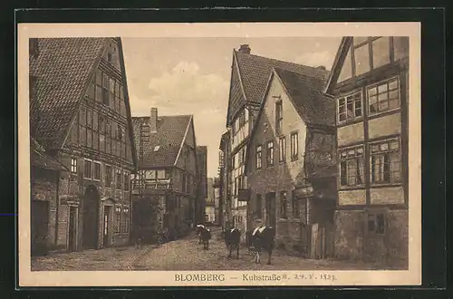 AK Blomberg, Blick in die Kuhstrasse