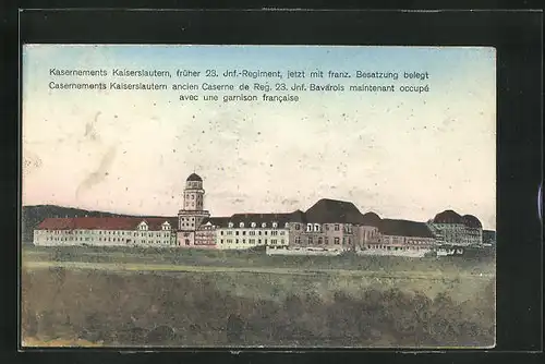 AK Kaiserslautern, Panoramablick auf die Kaserne