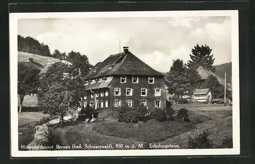AK Bernau / Schwarzwald, Erholungsheim