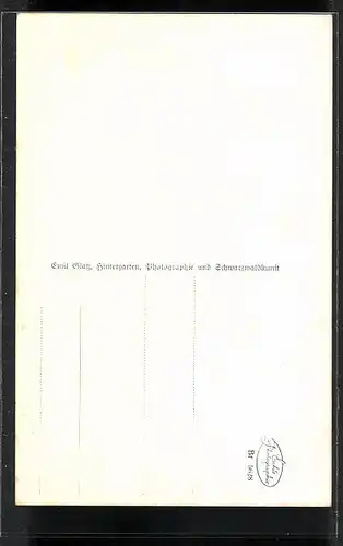 AK Lenzkirch /Schwarzwald, Wegweiser im Ort