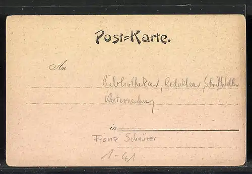 AK Porträt vom Schriftsteller Franz Schnürer