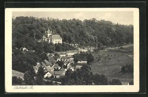 AK Liebstadt i. Sa., Teilansicht vom Ort