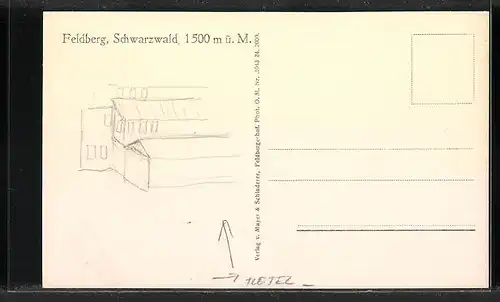 AK Feldberg / Schwarzwald, Hotel Feldbergerhof