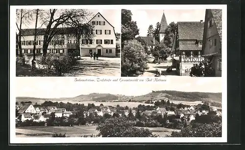 AK Bad Rietenau, Badsanatorium, Dorfstrasse, Gesamtansicht