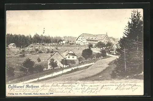 AK Rothaus, Blick auf den Ort