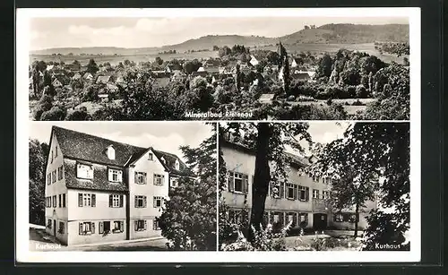 AK Bad Rietenau, Ansichten Kurhaus, Mineralbad Rietenau