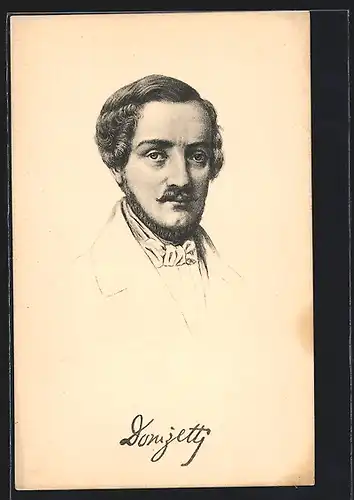 AK Opernkomponist Gaetano Donizetti