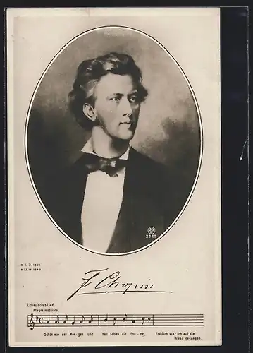 AK Frederic Chopin, polnischer Komponist