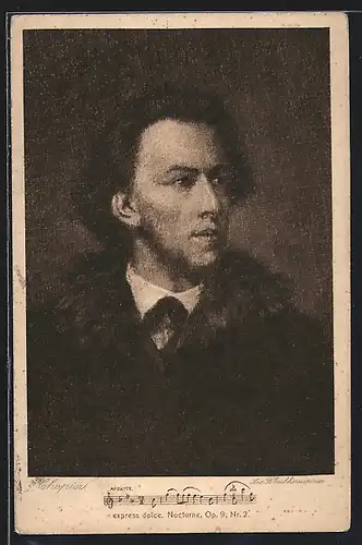 AK Komponist Chopin, Portrait
