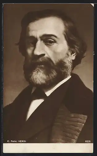 AK Portrait Giuseppe Verdi