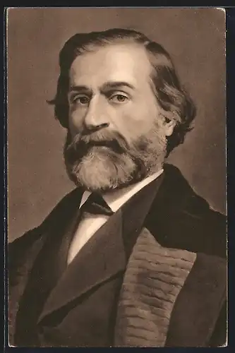 AK Portrait des Komponisten Giuseppe Verdi